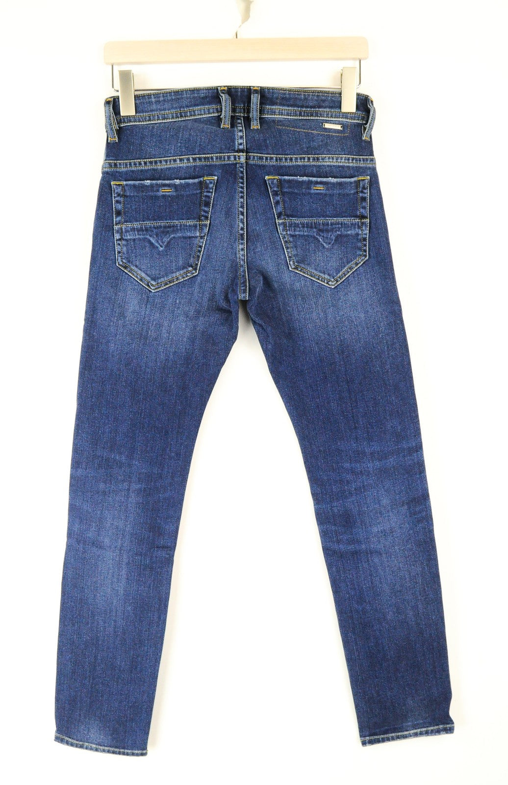 DIESEL Thommer 0870F Men's Jeans W28/L32 Slim Fit Skinny Blue Cotton Washed