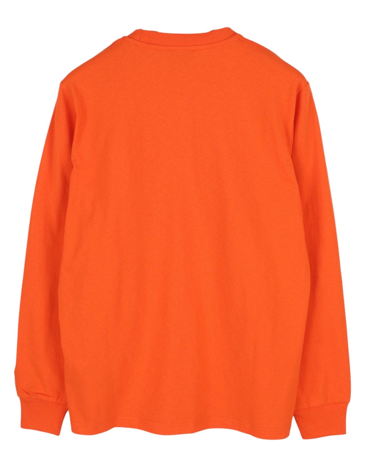 DIESEL T-Just-LS-B51 Mens T-Shirt M Orange Crew Neck Long Sleeve Cotton RRP€80