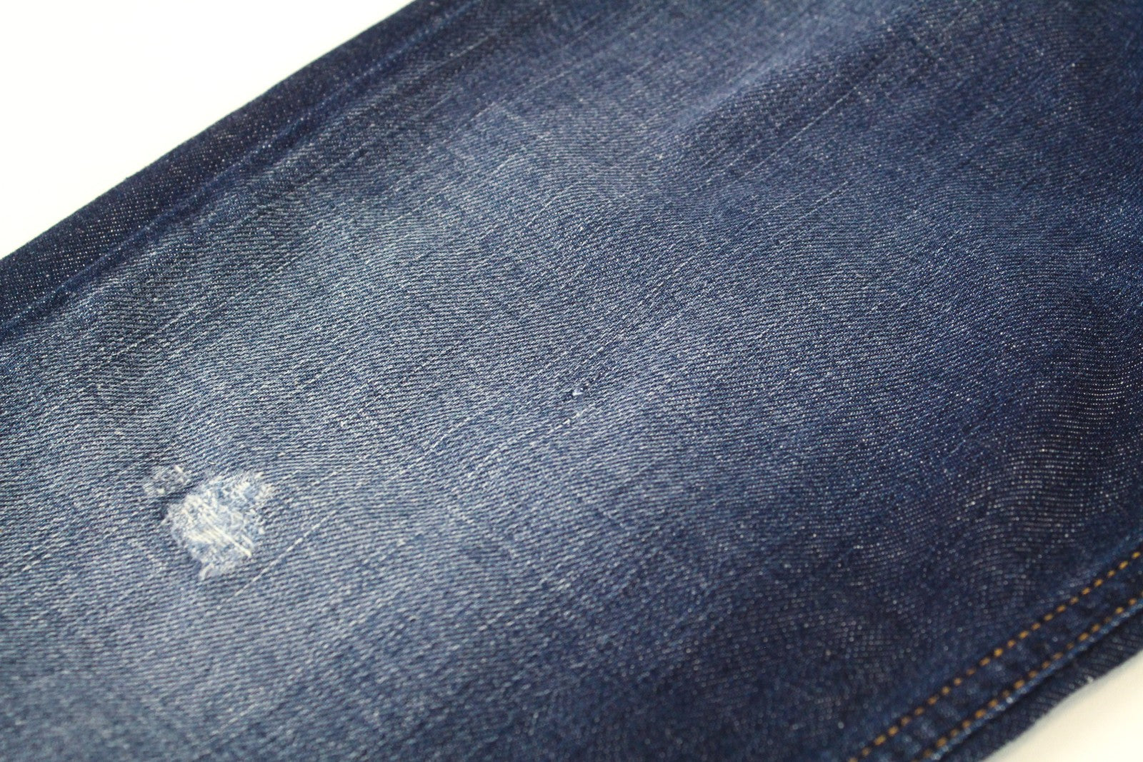 DIESEL Waykee R7NA8 Men's Jeans W28/L30 Blue Cotton Stretch Ripped Straight Fit