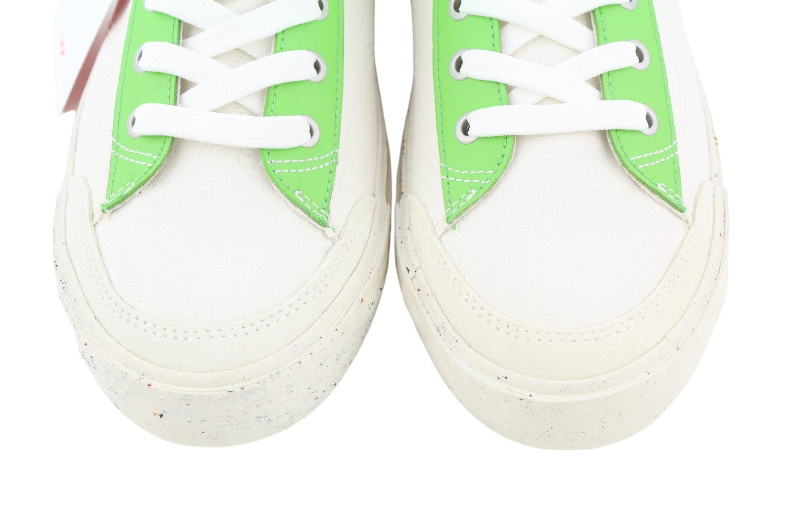 DIESEL S-Athos Mid Men Sneakers EU42.5 White Lace Up Almond Toe Logo RRP€175