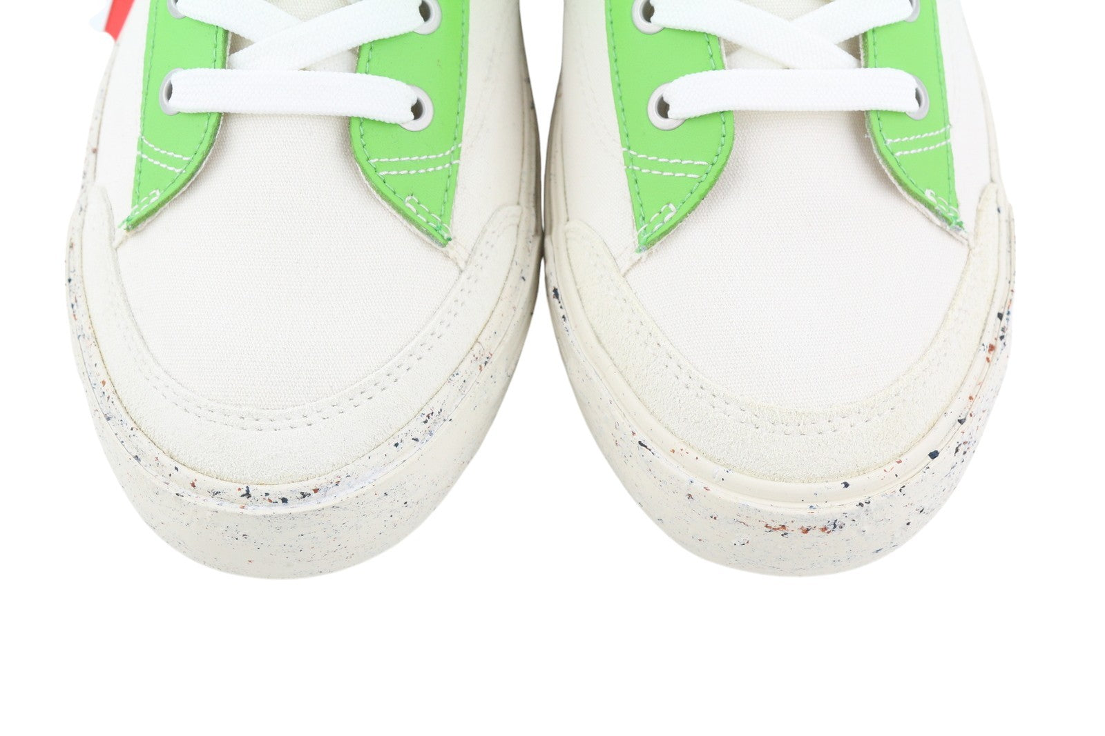 DIESEL S-Athos Mid Men Sneakers EU44 White Lace Up Almond Toe Logo RRP€175