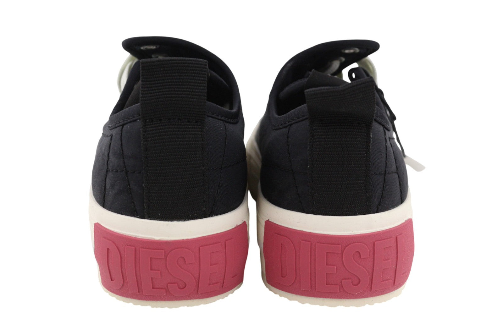 DIESEL S-Muji LC Womens Sneakers EU35.5 UK3.5 Black Low Top Round Toe RRP€160