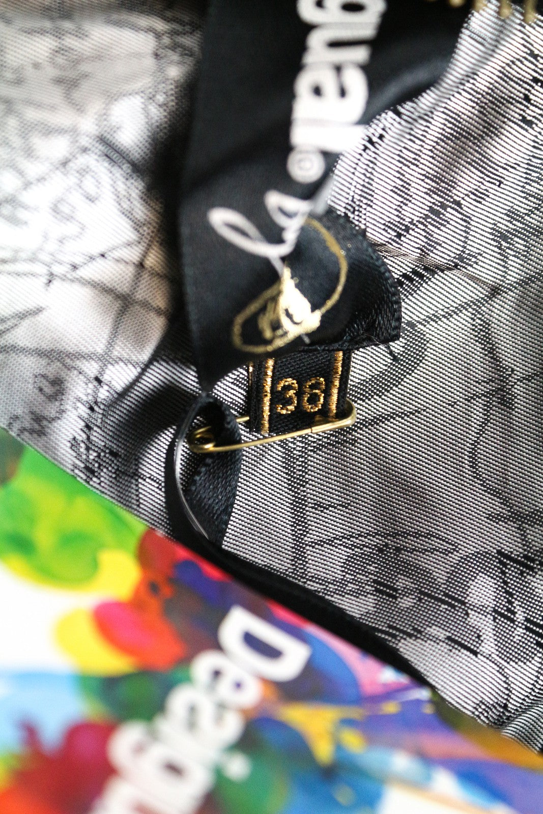 DESIGUAL Kytzia Women's Coat 38 Patterned Wool Blend Grey Single Breasted Lined