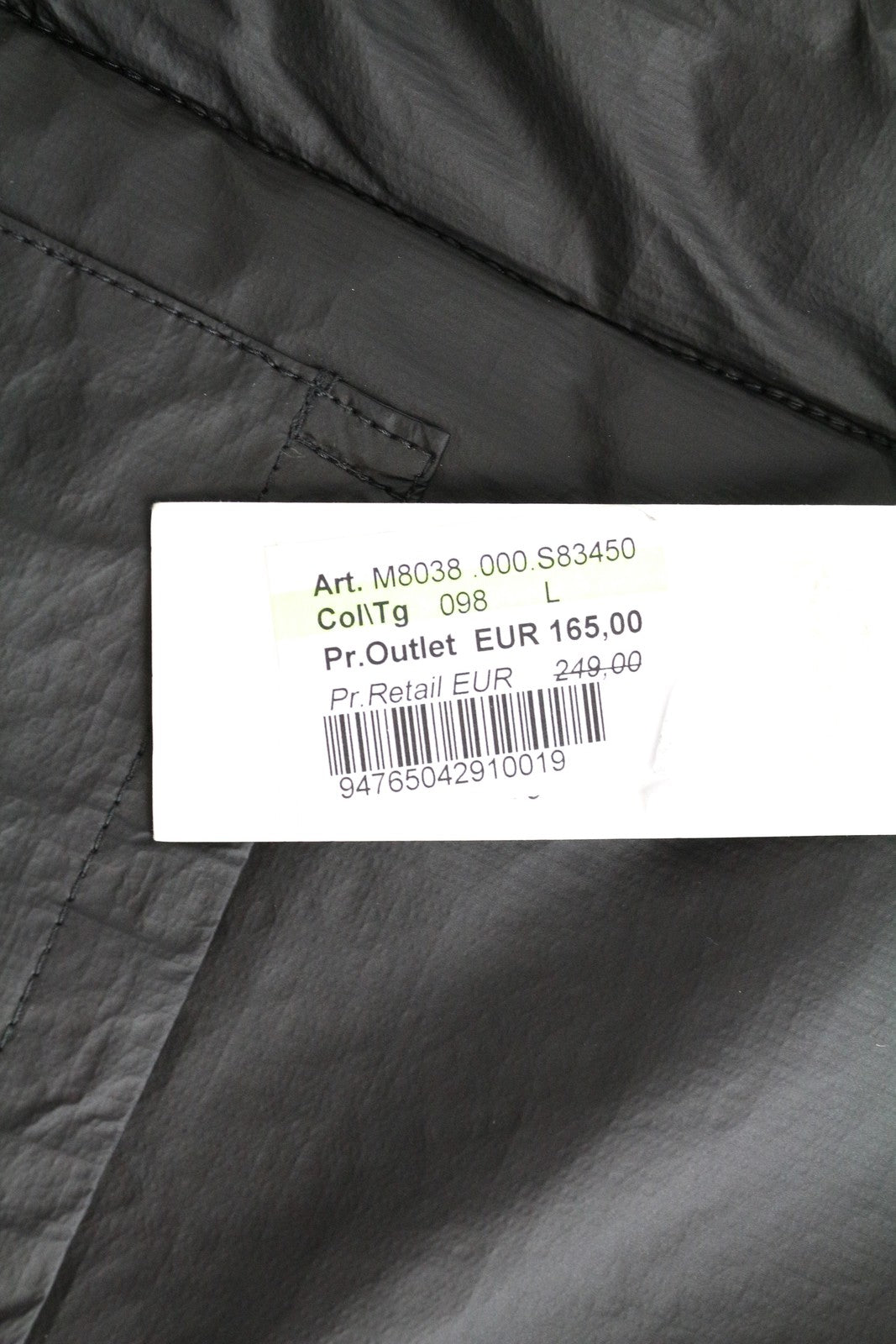 REPLAY vyriška striukė L, juoda, su pamušalu, užtrauktuku, ilgomis rankovėmis, vieneilė. Logotipas.