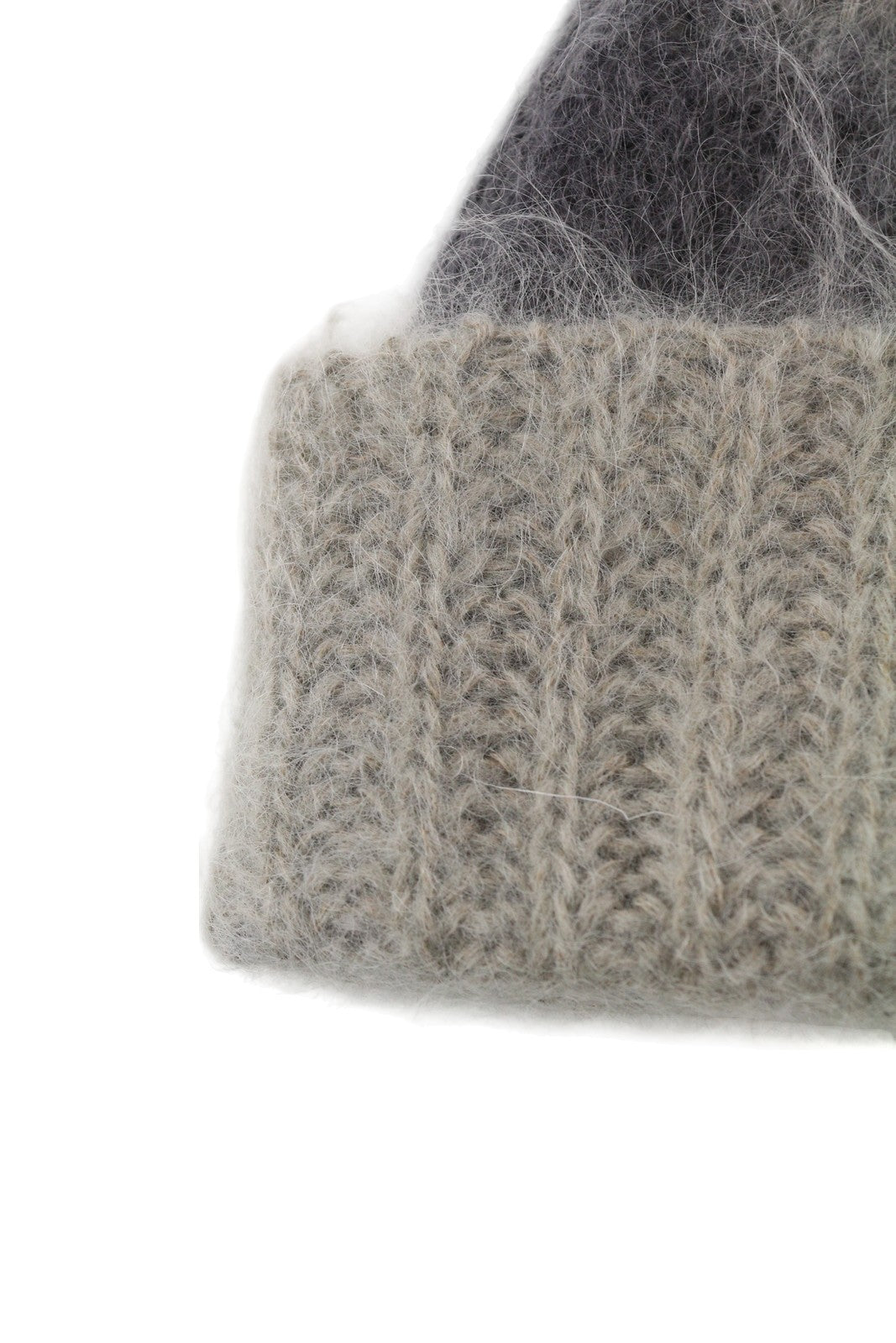 DIESEL K-Lelio Men Hat OS Grey Wool Blend Knitted Soft Stretchy RRP120