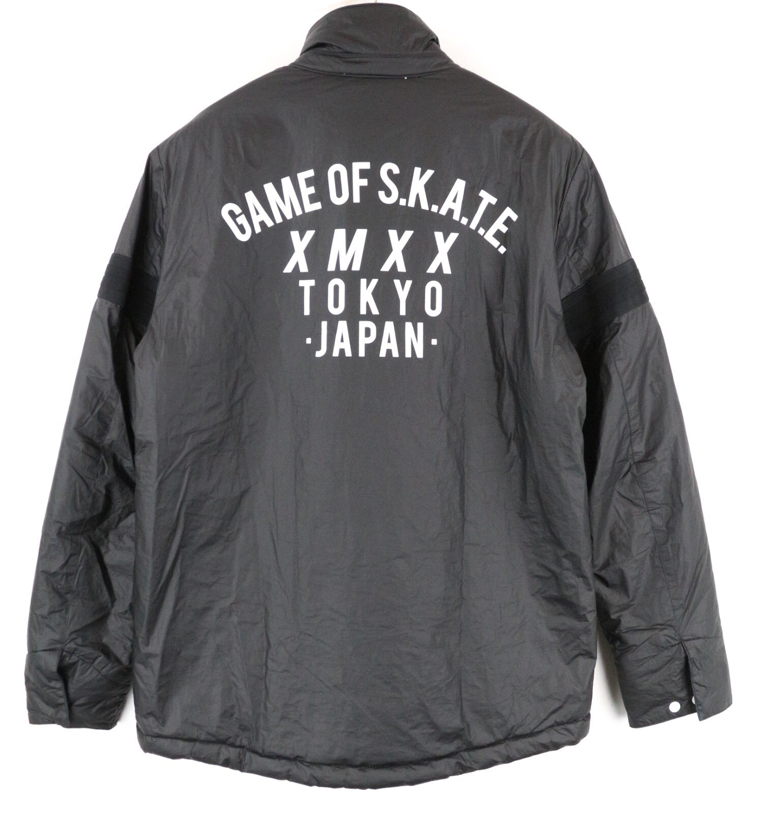 REPLAY Men's Jacket XL Black Zip Long Sleeves Lined Back Logo Casual Smart Fit