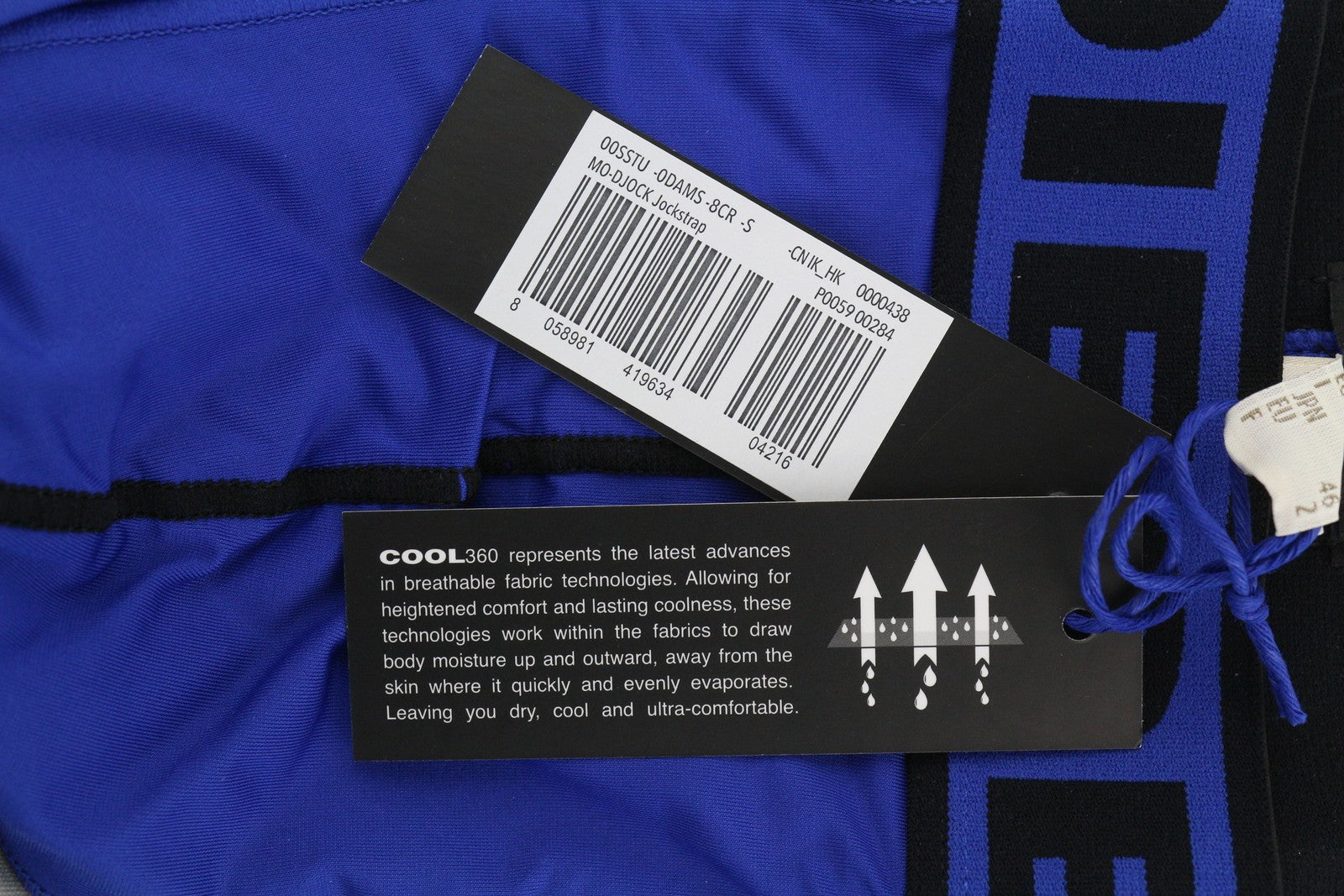 DIESEL Mo-Djock Jockstrap Mens Underwear S Microfiber Elasticated Waistband