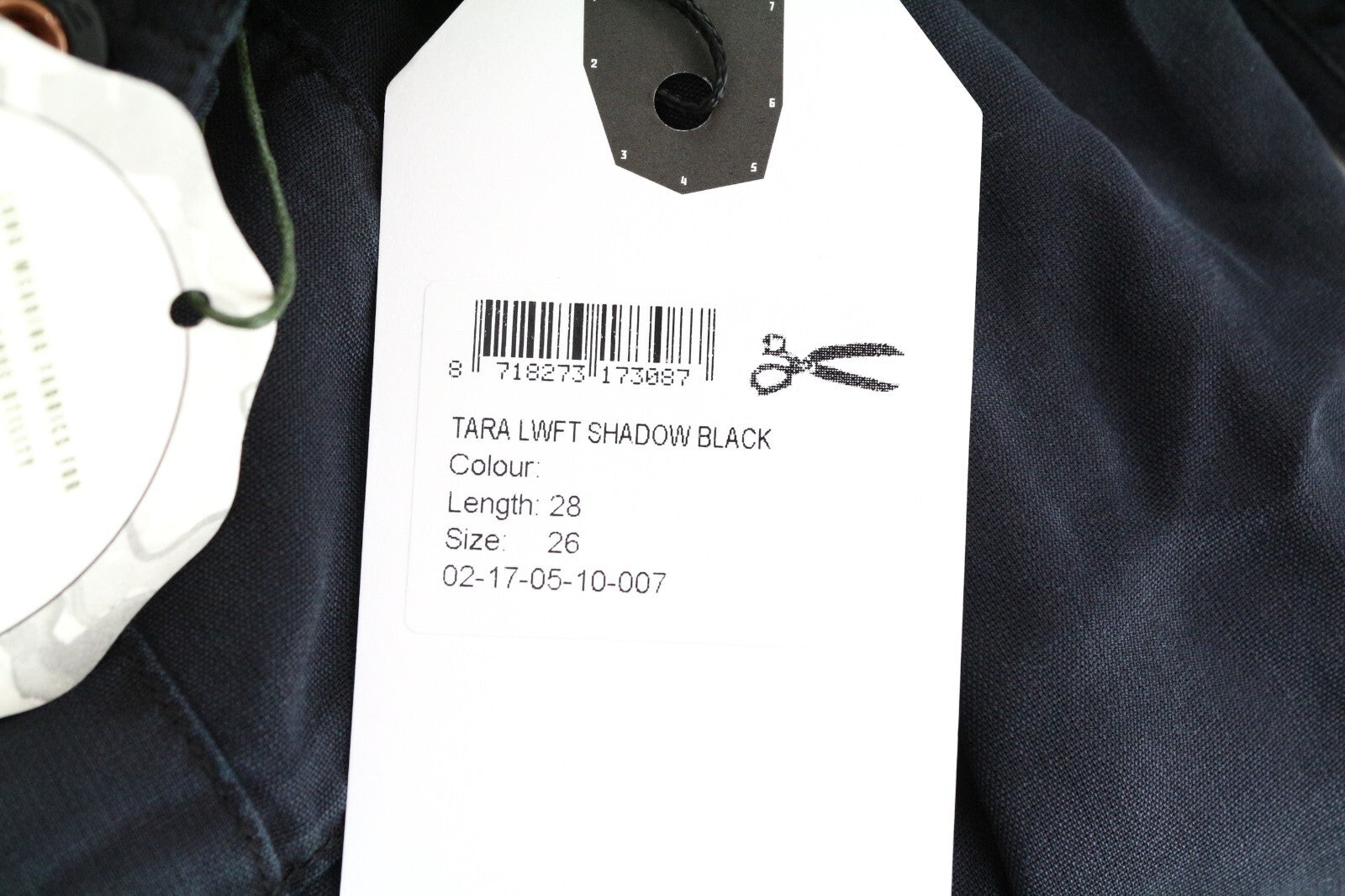 DENHAM Tara Women's Trousers W26/L28 Black Cargo Casual Pocket Lightweight Fit