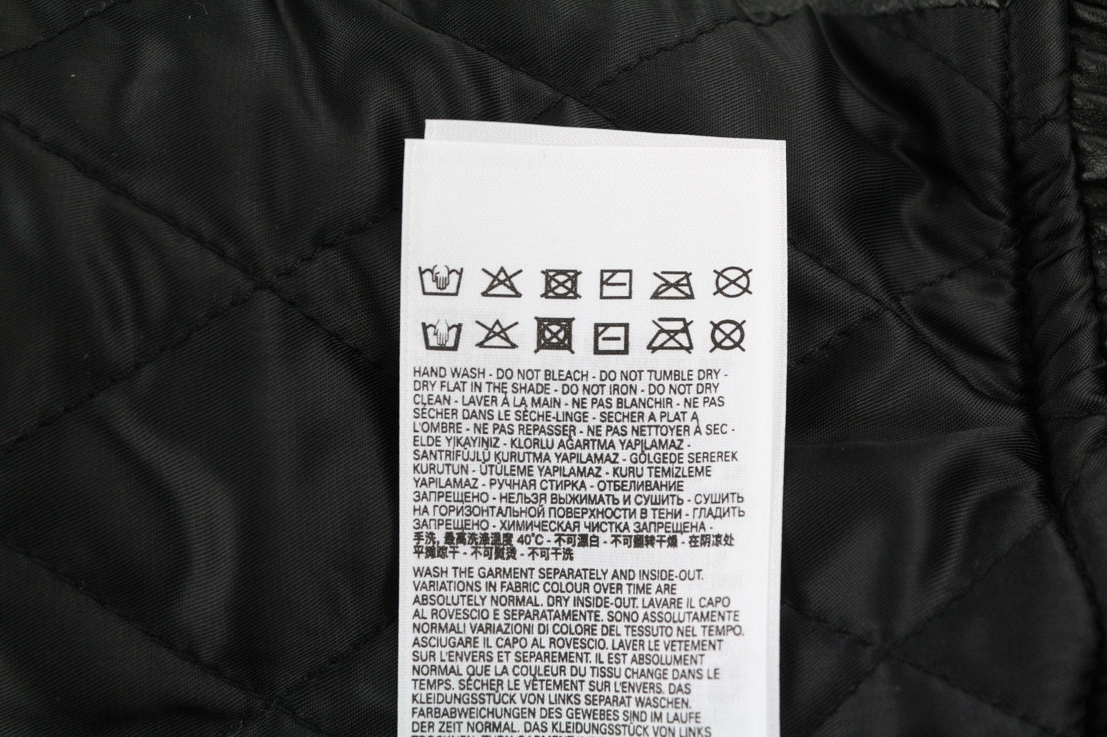 DIESEL G-Feijoa Womens Jacket XS Black Coated Insulated  Neck Lined RRP€395