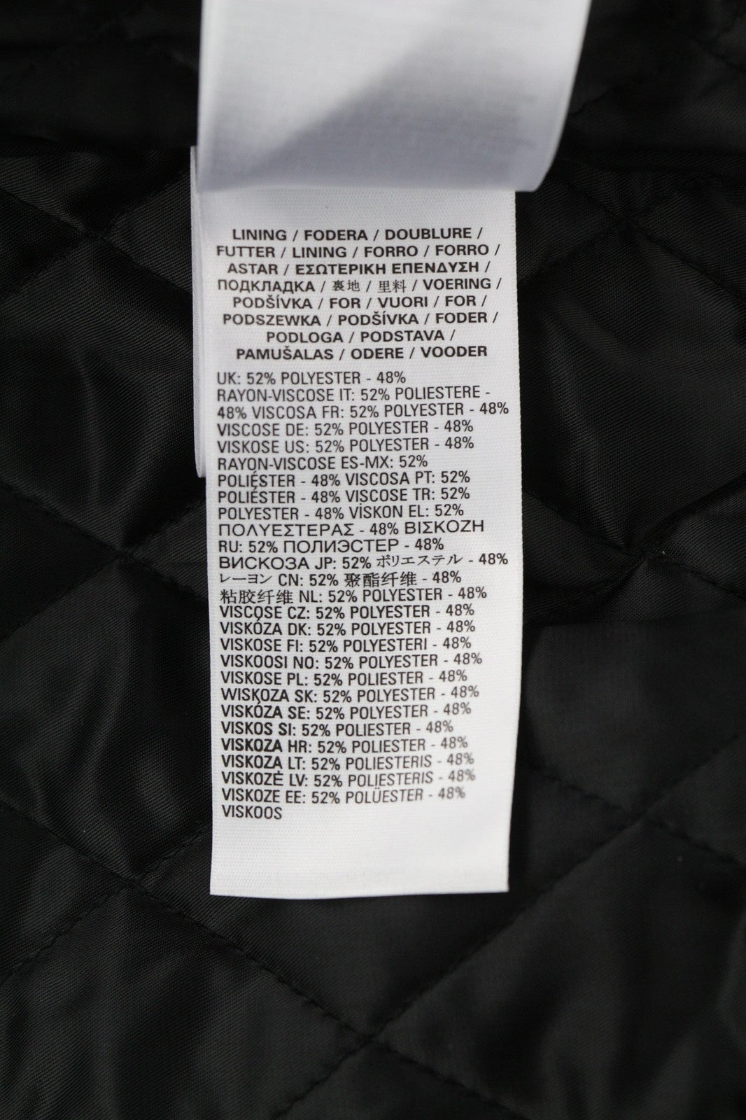 DIESEL G-Feijoa Womens Jacket XS Black Coated Insulated  Neck Lined RRP€395