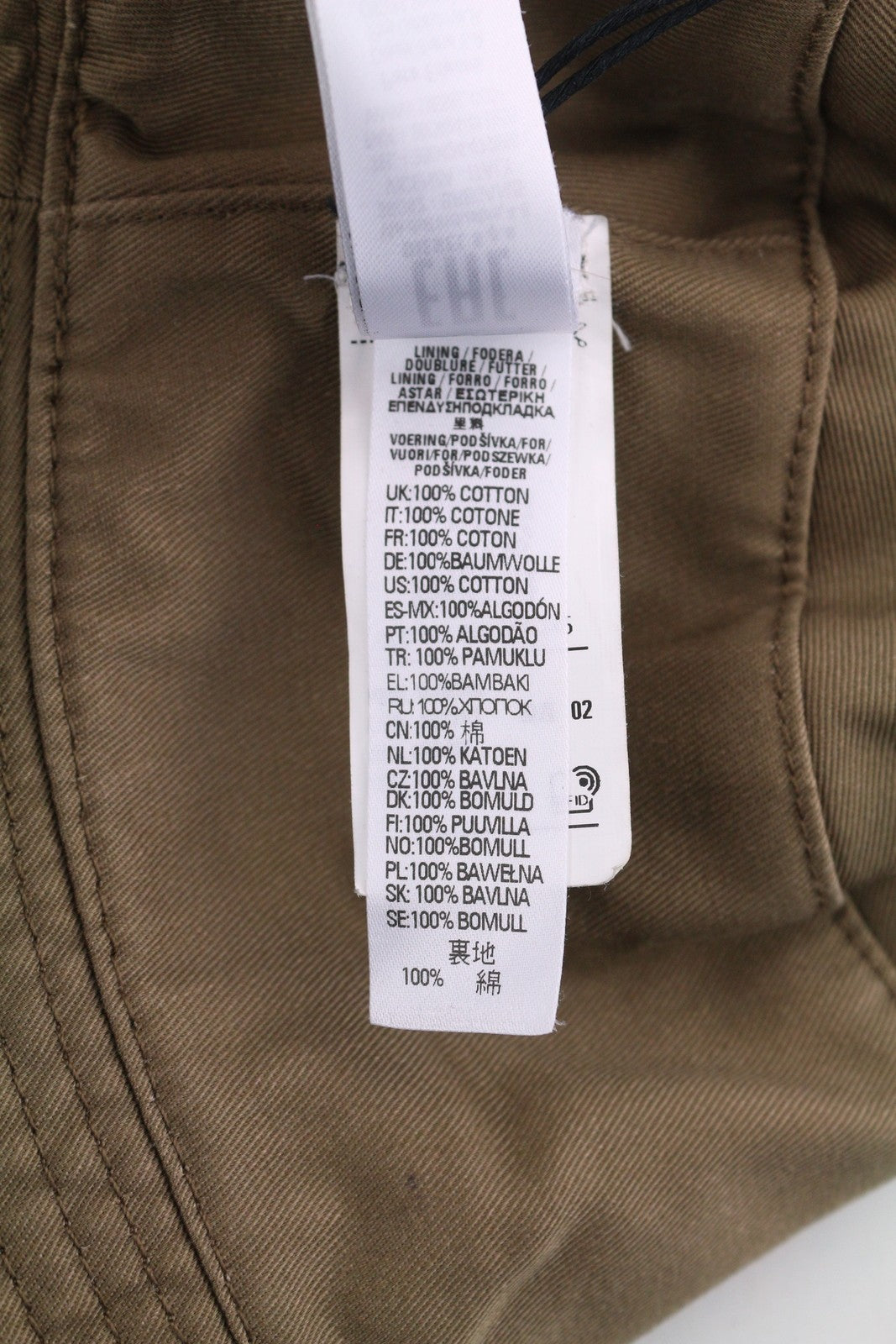 DIESEL D-Indig Men Hat OS Brown Bucket All Seasons Casual Front RRP€100