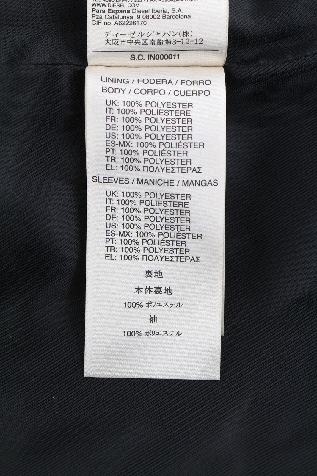 DIESEL L-Dada-A Womens Jacket S Black Washed Goat Leather Asymmetric RRP€410