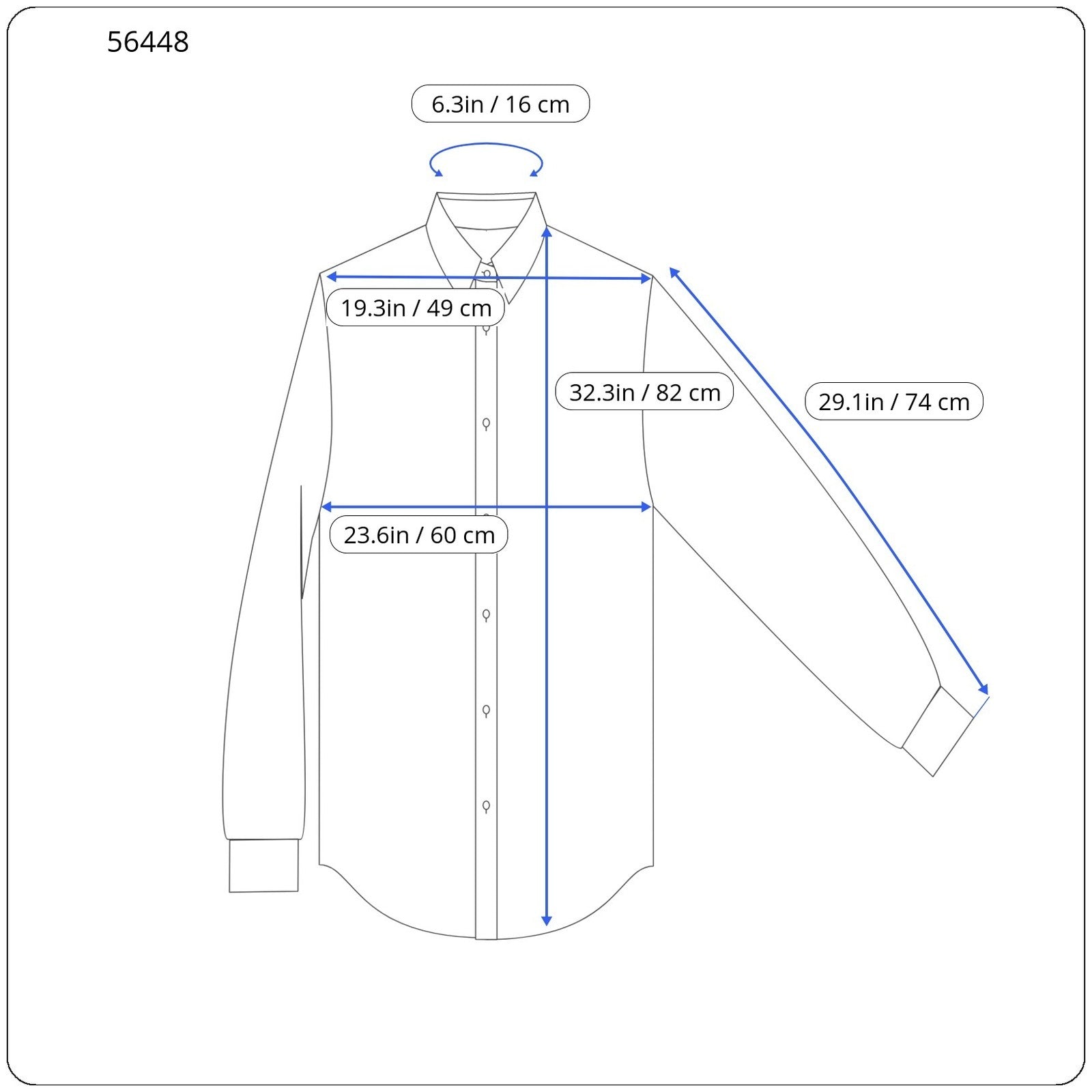 SCOTCH & SODA Ams Couture Mens Shirt 2XL Navy Cotton Patterned Button-Up