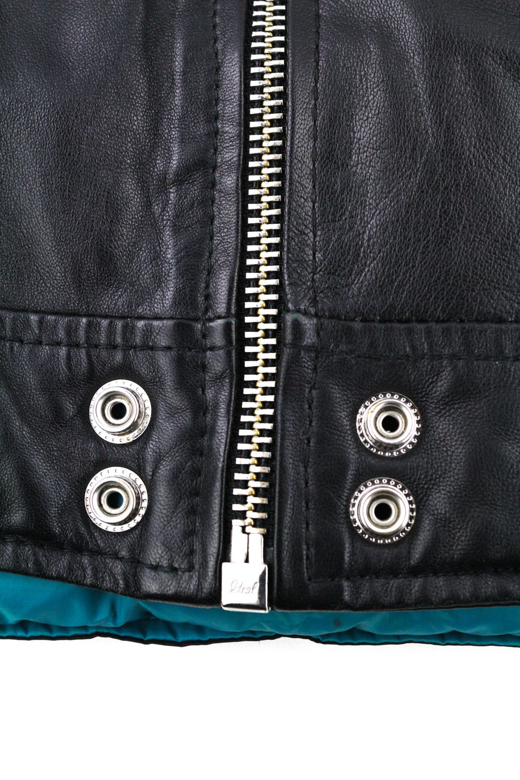 DIESEL L-Winter Mens Jacket M Black Lambskin Leather Padded Band Neck Lined