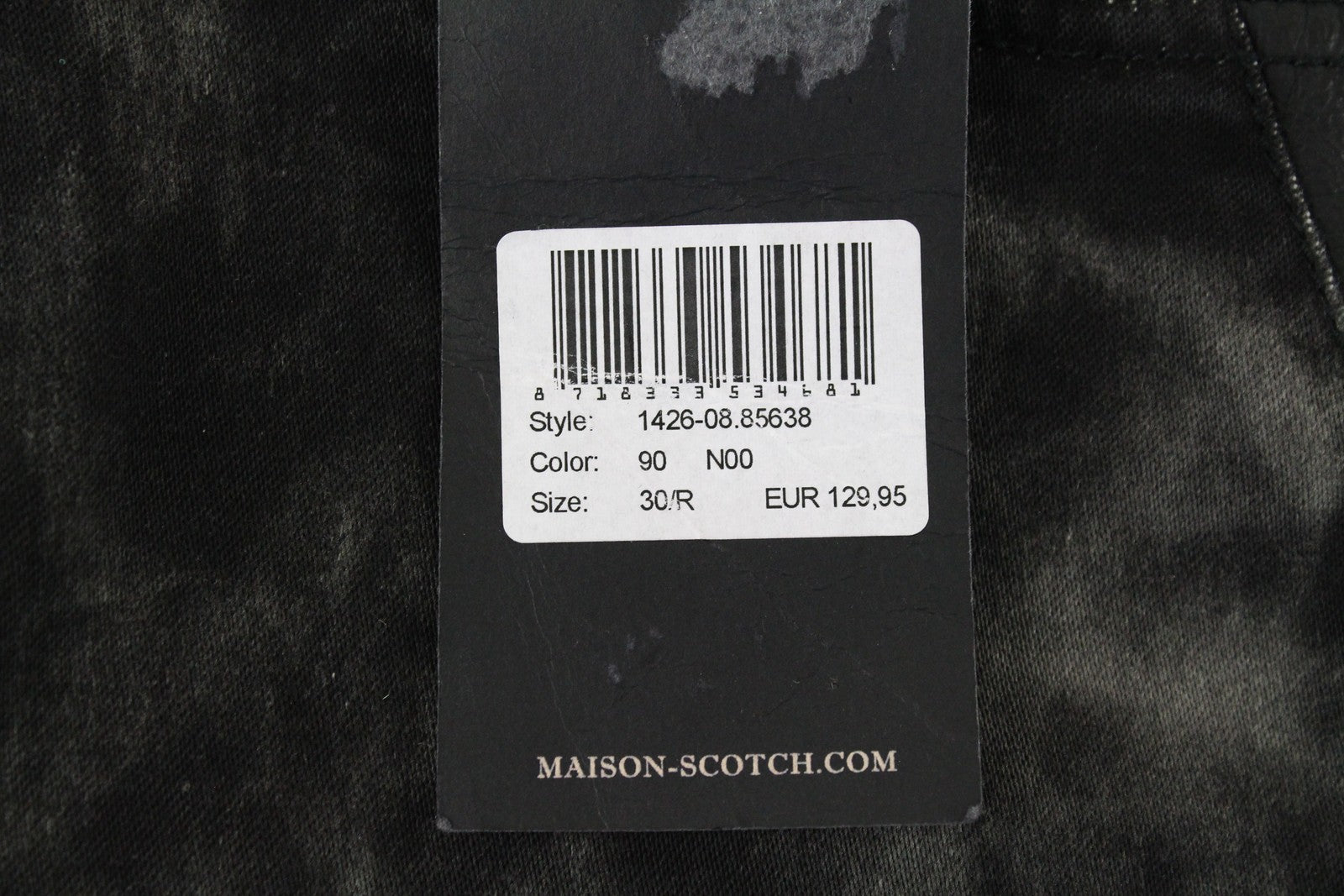 MAISON SCOTCH La Bohemienne Womens Jeans W30 Skinny Cotton Stretchy Grey Washed