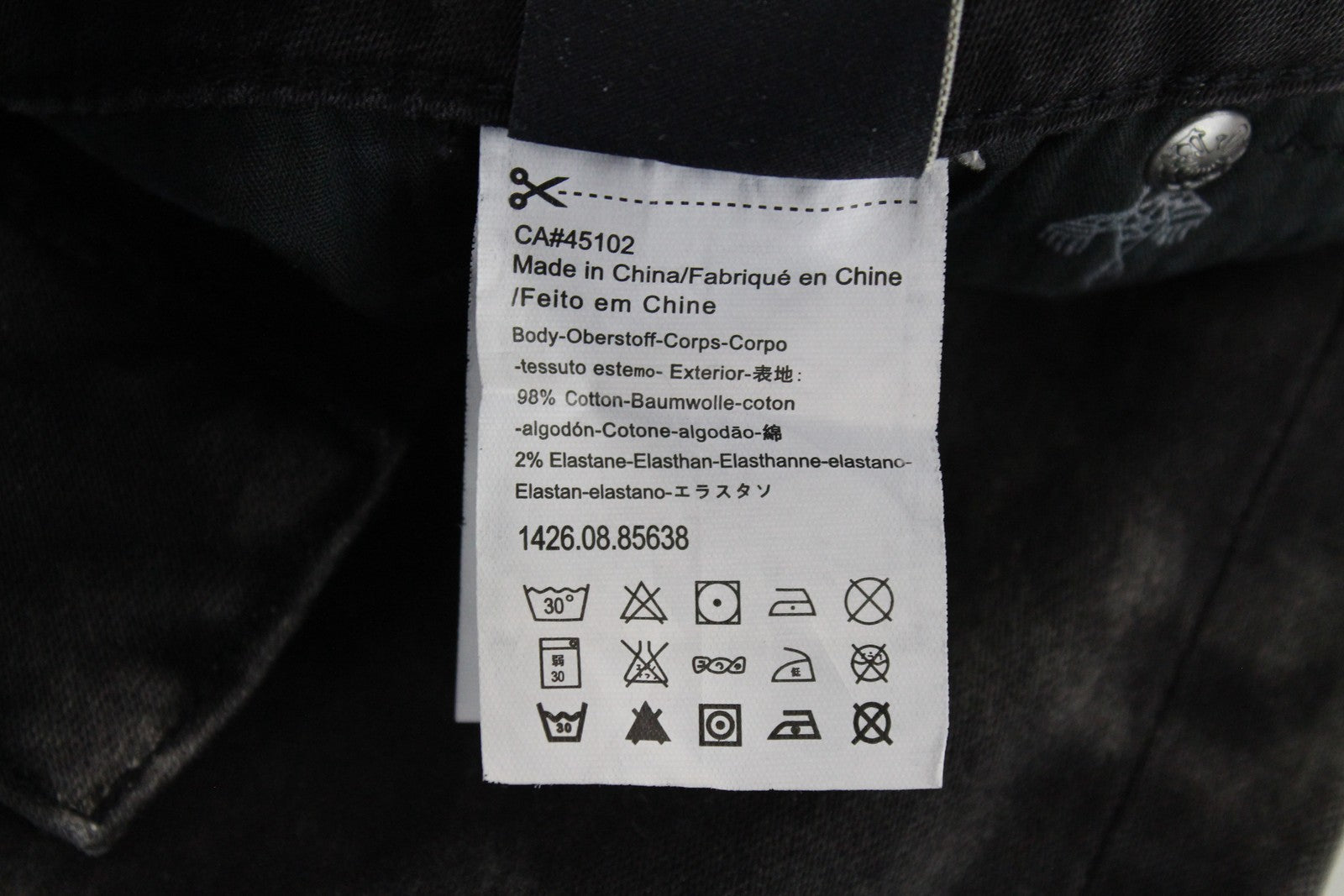 MAISON SCOTCH La Bohemienne Womens Jeans W30 Skinny Cotton Stretchy Grey Washed