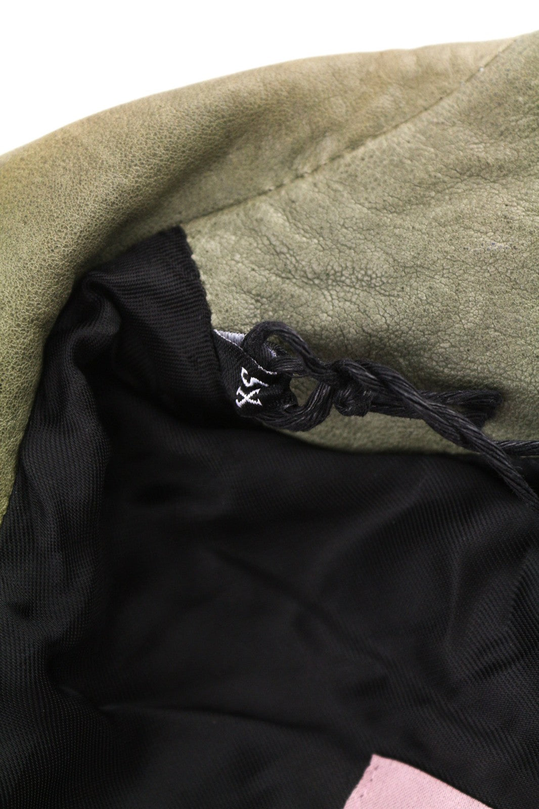 DIESEL R-Sery Womens Jacket XS Lambskin Leather Asymmetrical Zipper Notch Lapel