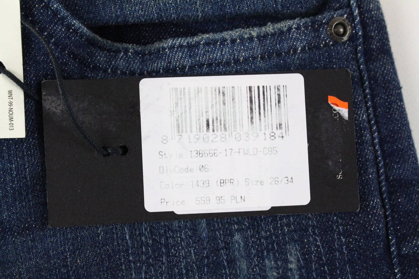 SCOTCH & SODA Supreme Womens Jeans W26/L34 Slim Straight Blue Cotton Stretchy