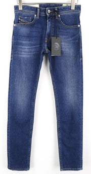 DIESEL Thommer 0870F Men's Jeans W27/L32 Blue Wash Slim Skinny Stretch