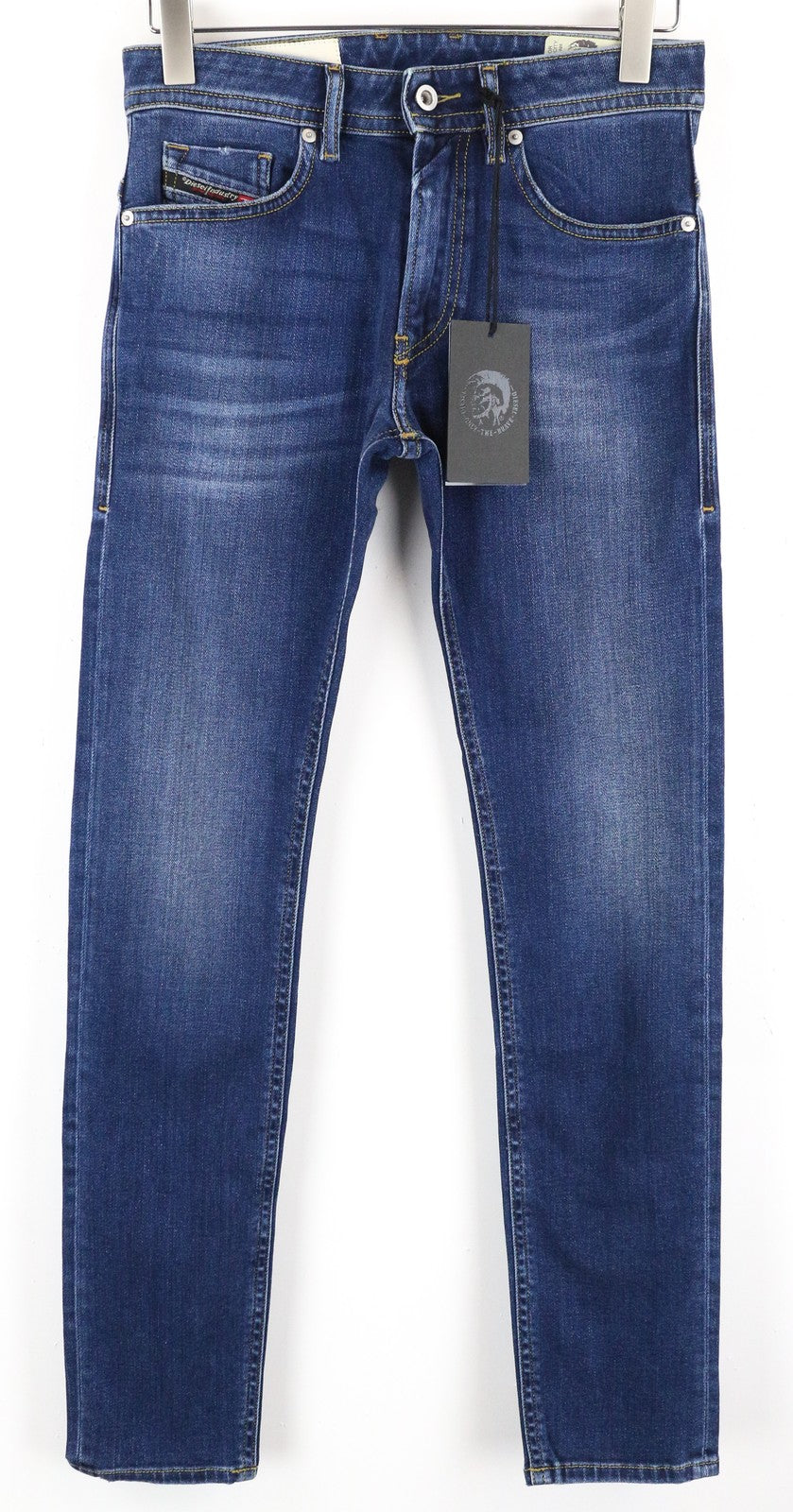 DIESEL Thommer 0870F Men's Jeans W27/L32 Blue Wash Slim Skinny Stretch