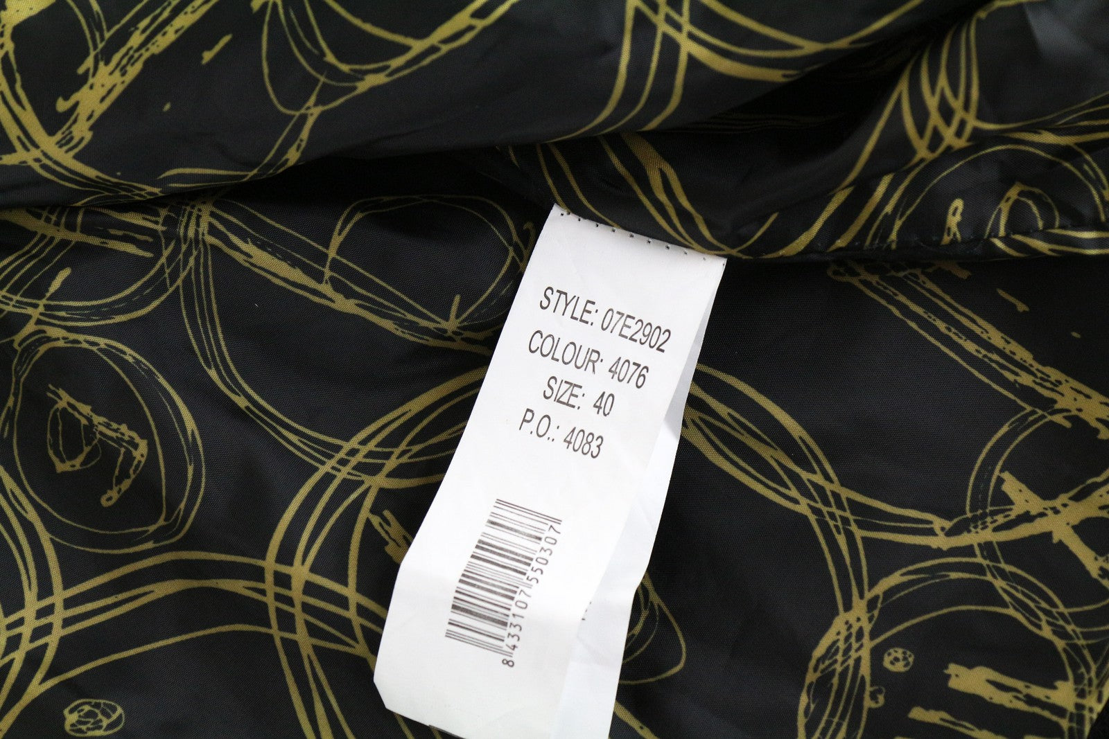 DESIGUAL Diana Women's Coat 40 Black Embroidered Single-Breasted Collar