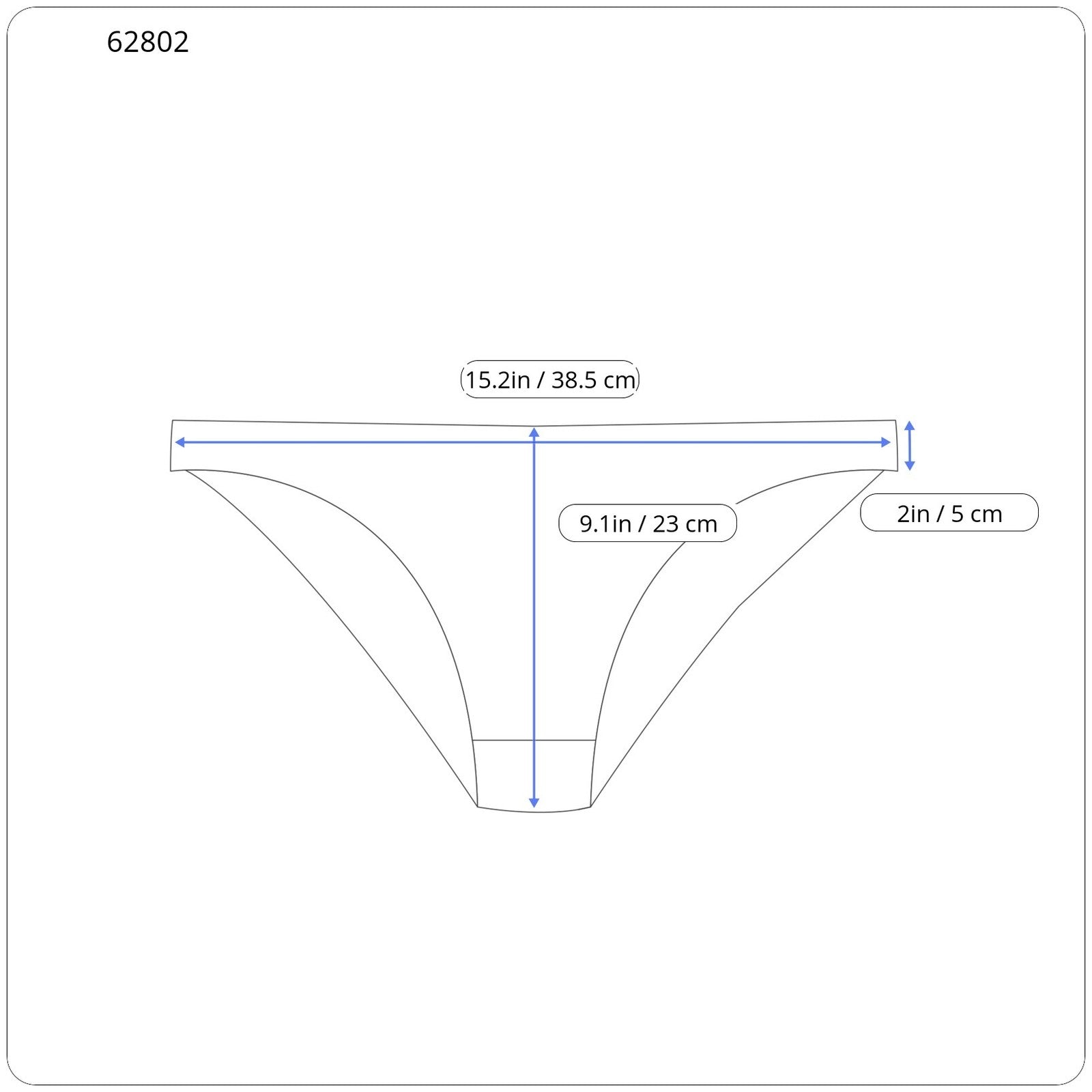 SWEATY BETTY Women's Swimwear ~M Blue Grey Logo Bikini Bottom Beach Fit