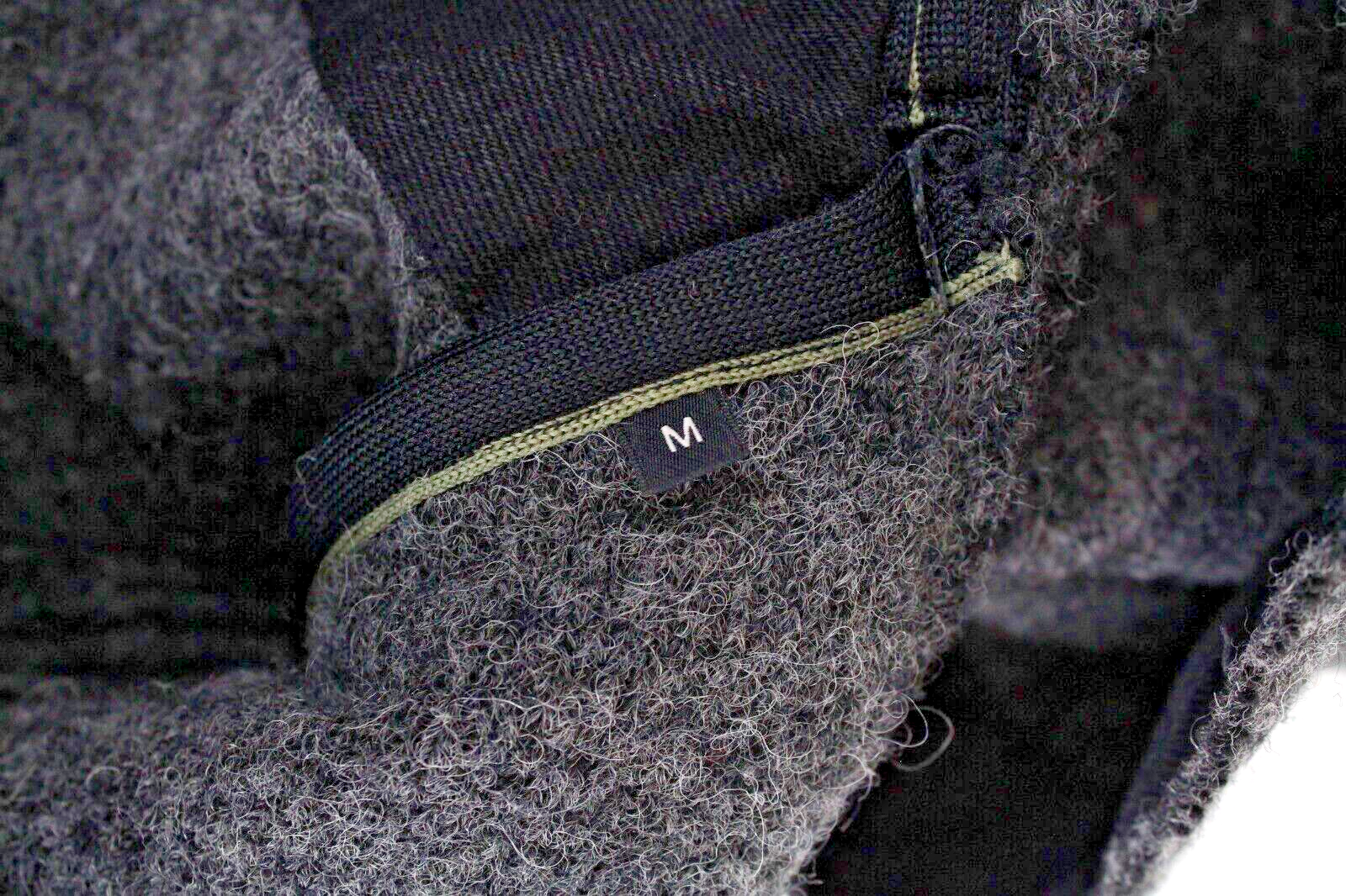 REPLAY Mens Grey Wool Blend Coat M Hooded  Lined Long Sleeve