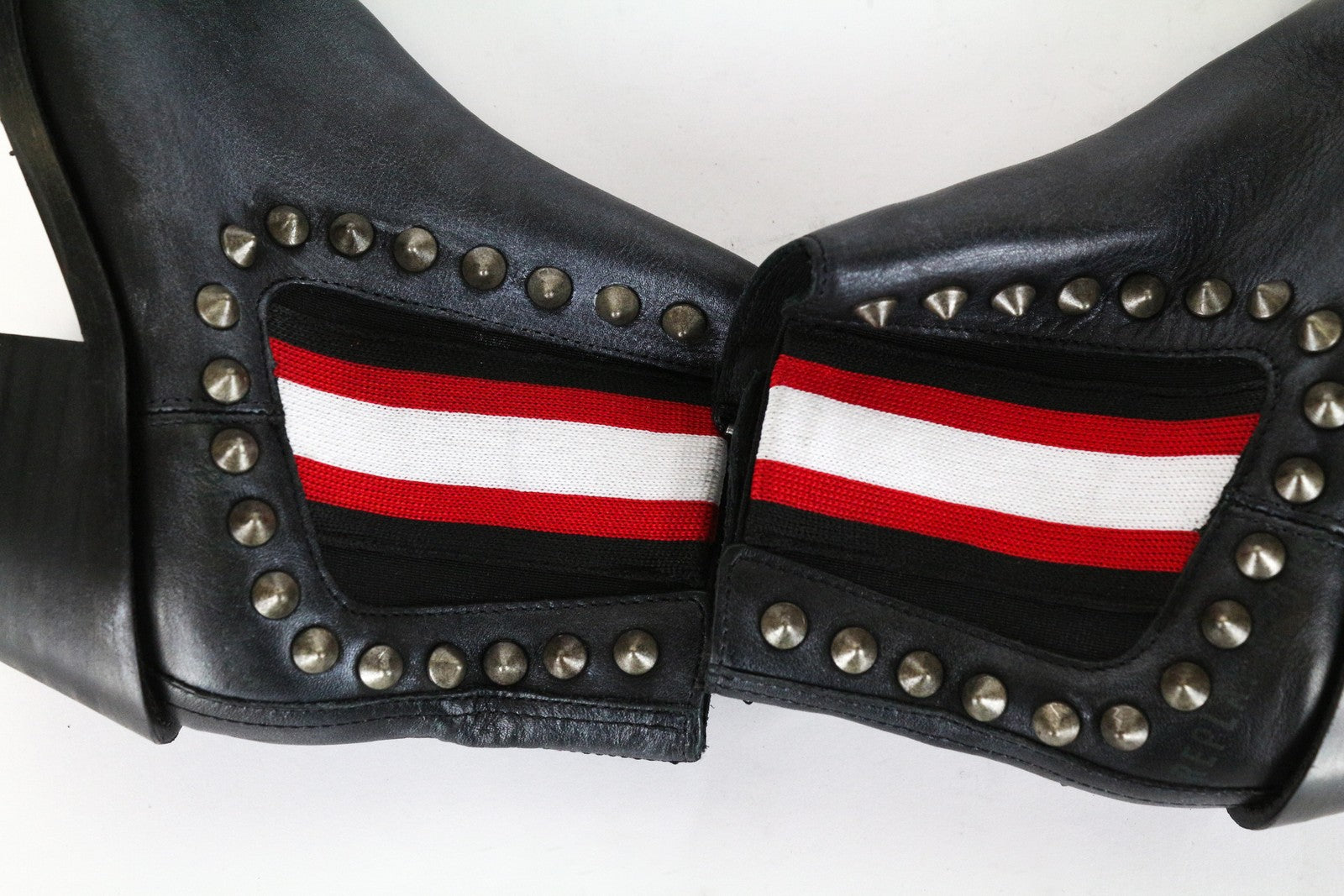 REPLAY Women's Shoes EU36 Black Studded Pointed Ankle Heels Boots RRP€230