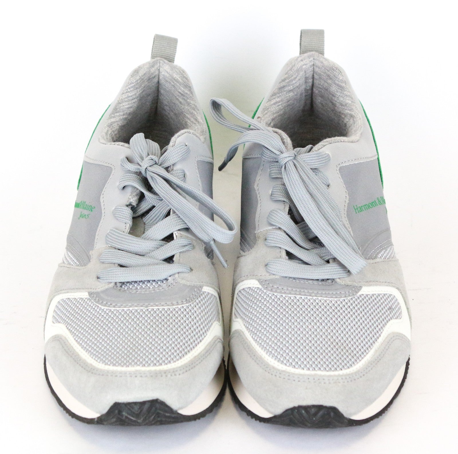 HARMONT & BLAINE Men's Trainers EU42 Grey Green Reflective Low Sneakers
