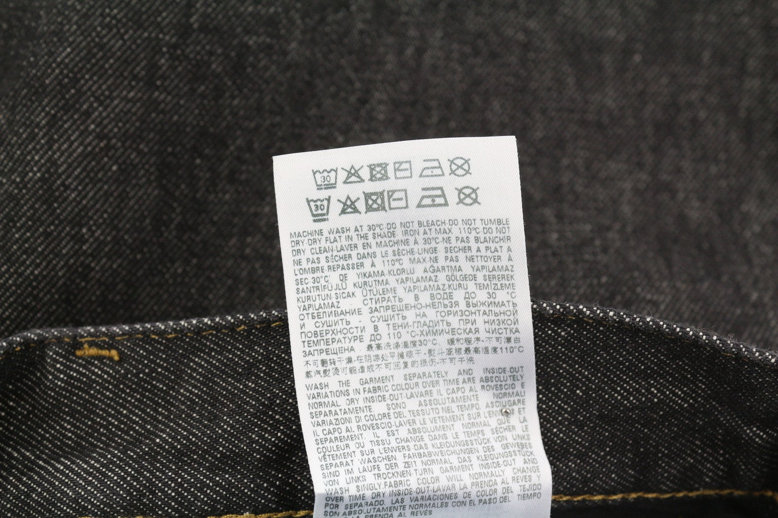 DIESEL 1995 Z9C34 Men Jeans W34/L30 Slim  Straight Leg Button Dark RRP€185