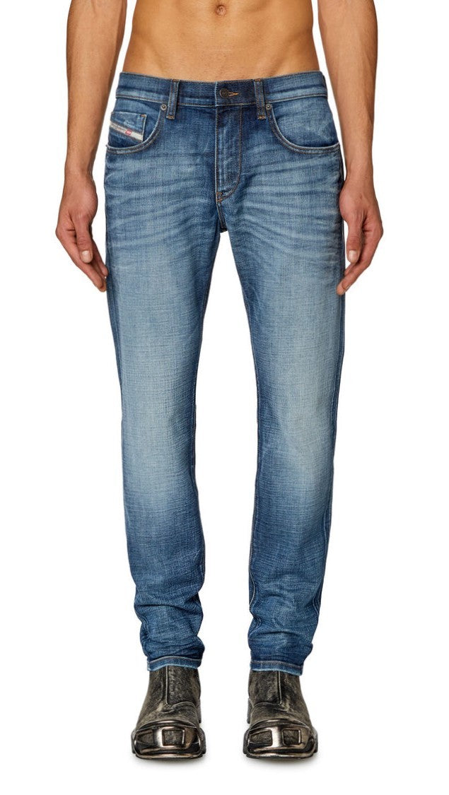 DIESEL 2019 D-Strukt 0DQAE Men Jeans W32/L32 Slim  Zip Fly Fade Effect RRP€175