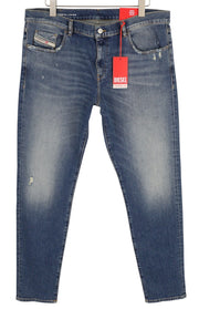 DIESEL 2019 D-Strukt 09H45 Men Jeans W40/L34 Slim Distress Fade Effect RRP€250