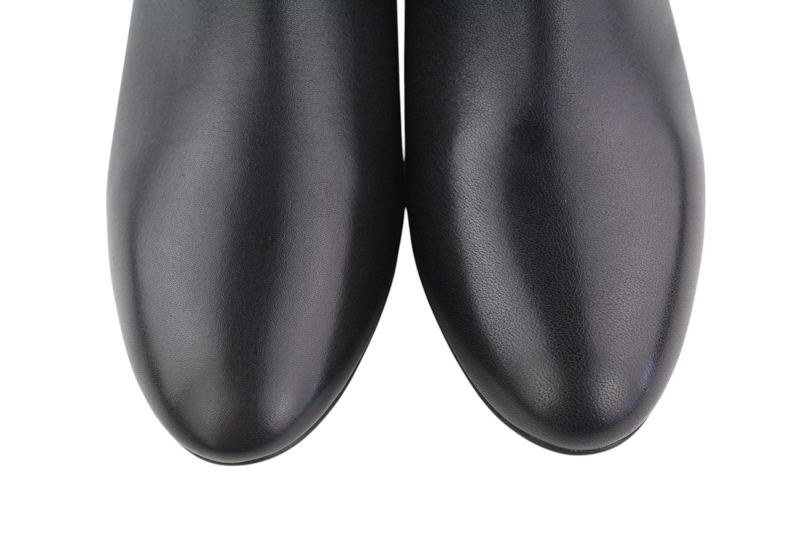 DIESEL D-Texanne CH Women Boots EU38 Black Leather Almond Ankle Top RRP290