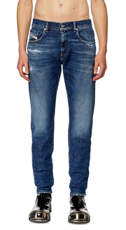 DIESEL 2019 D-Strukt E9B90 Men Jeans W32/L30 Slim  Distress Fade Effect RRP€250