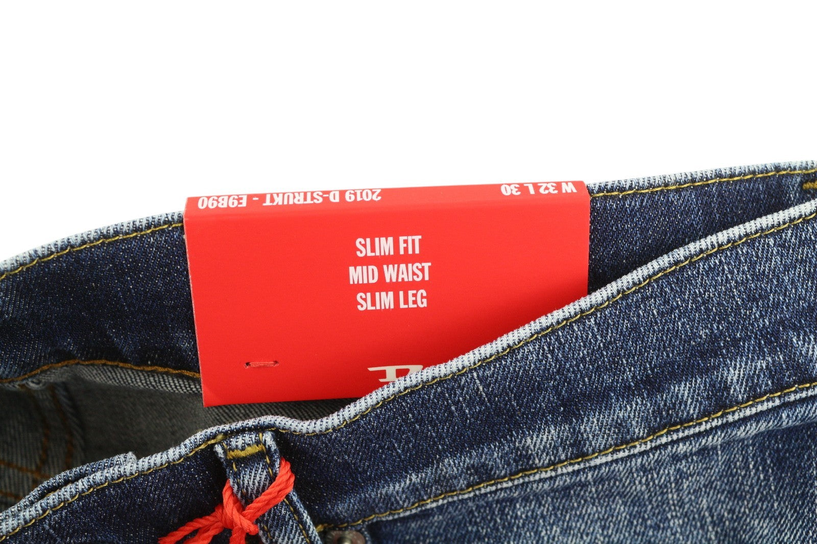 DIESEL 2019 D-Strukt E9B90 Men Jeans W32/L30 Slim  Distress Fade Effect RRP€250