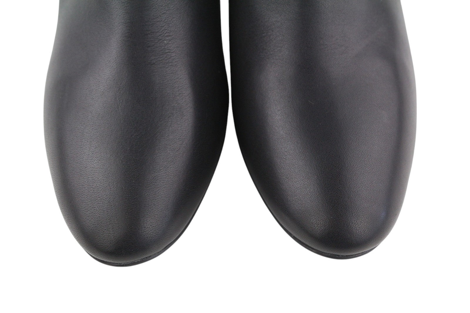 DIESEL D-Texanne CH Women Boots EU39 Black Leather Almond Toe RRP€290 Cuban Heel