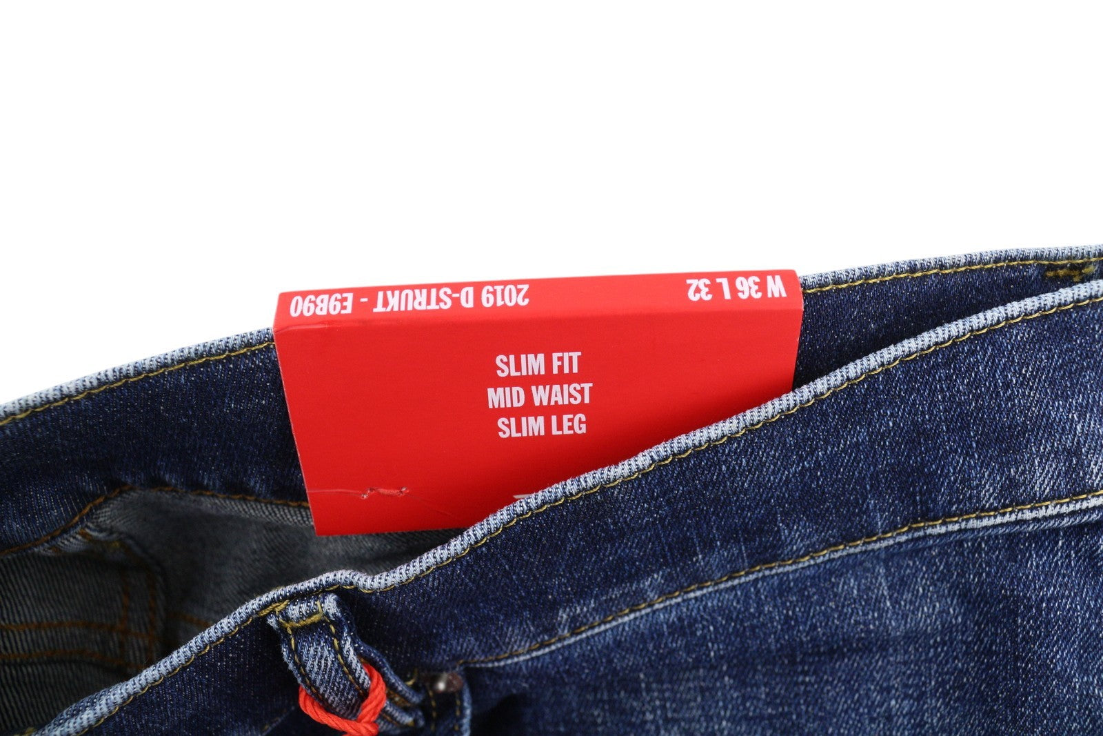 DIESEL 2019 D-Strukt E9B90 Men Jeans W36/L32 Slim  Distress Fade Effect RRP€250