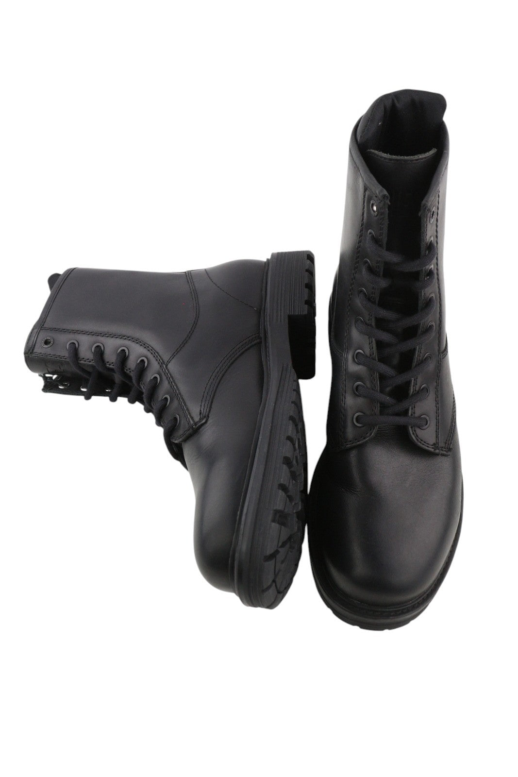 DIESEL D-Alabhama CB Men Boots EU43 Black Leather Lace Up Combat Type RRP€295