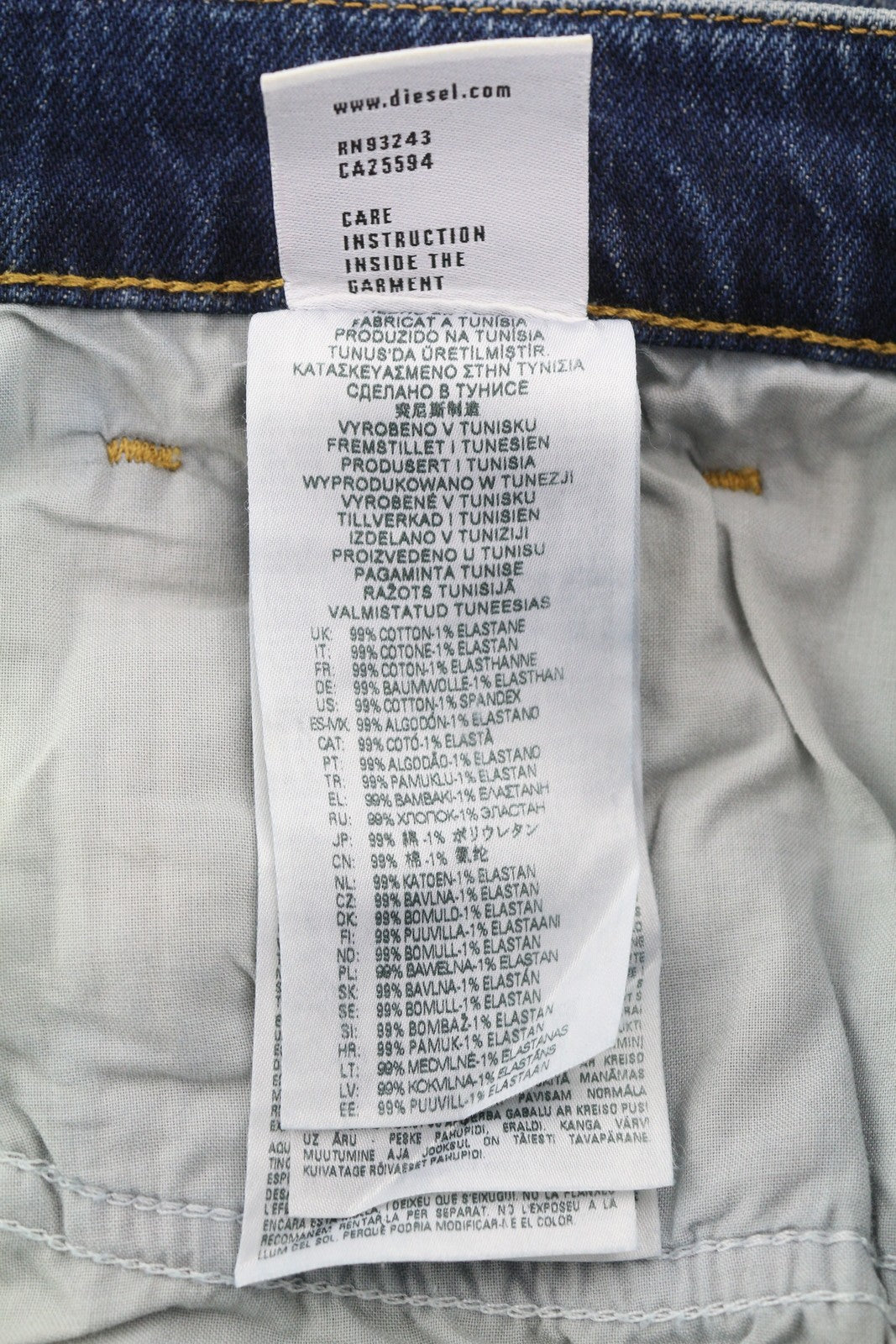 DIESEL 2005 D-Fining R9F05 Men Jeans W33/L34 Regular Tapered Distress RRP€225