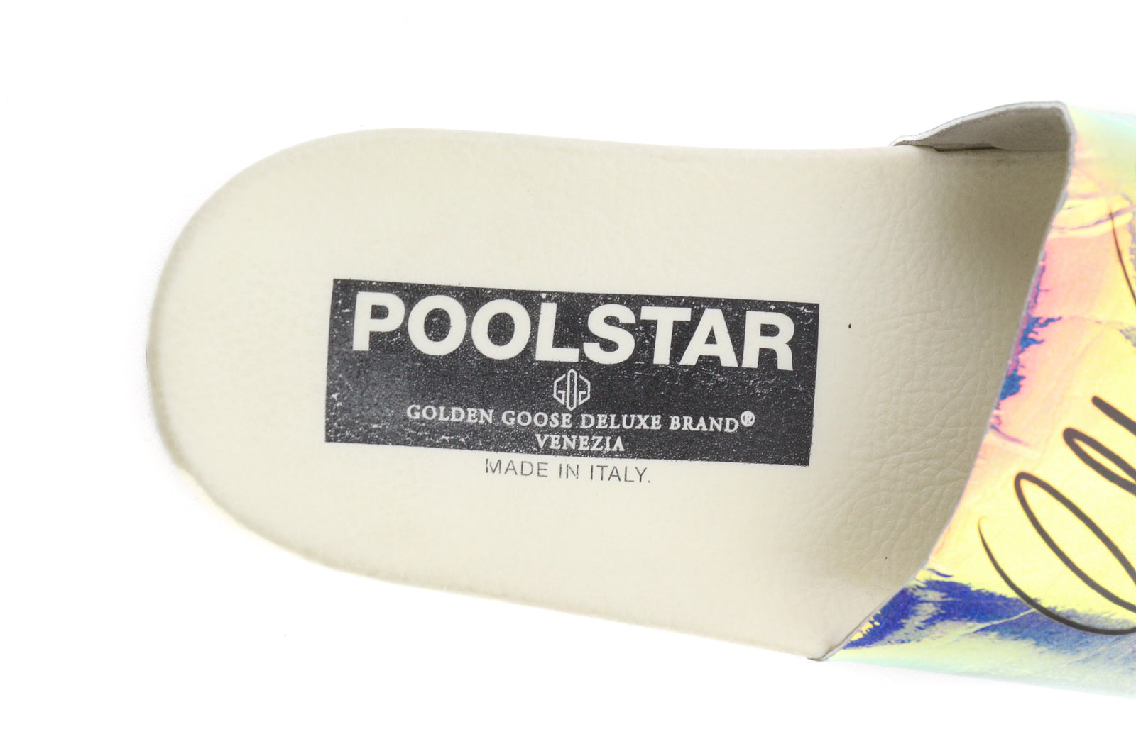 GOLDEN GOOSE Poolstar Women Slippers EU39 White Swimming Pool Summer Slip On