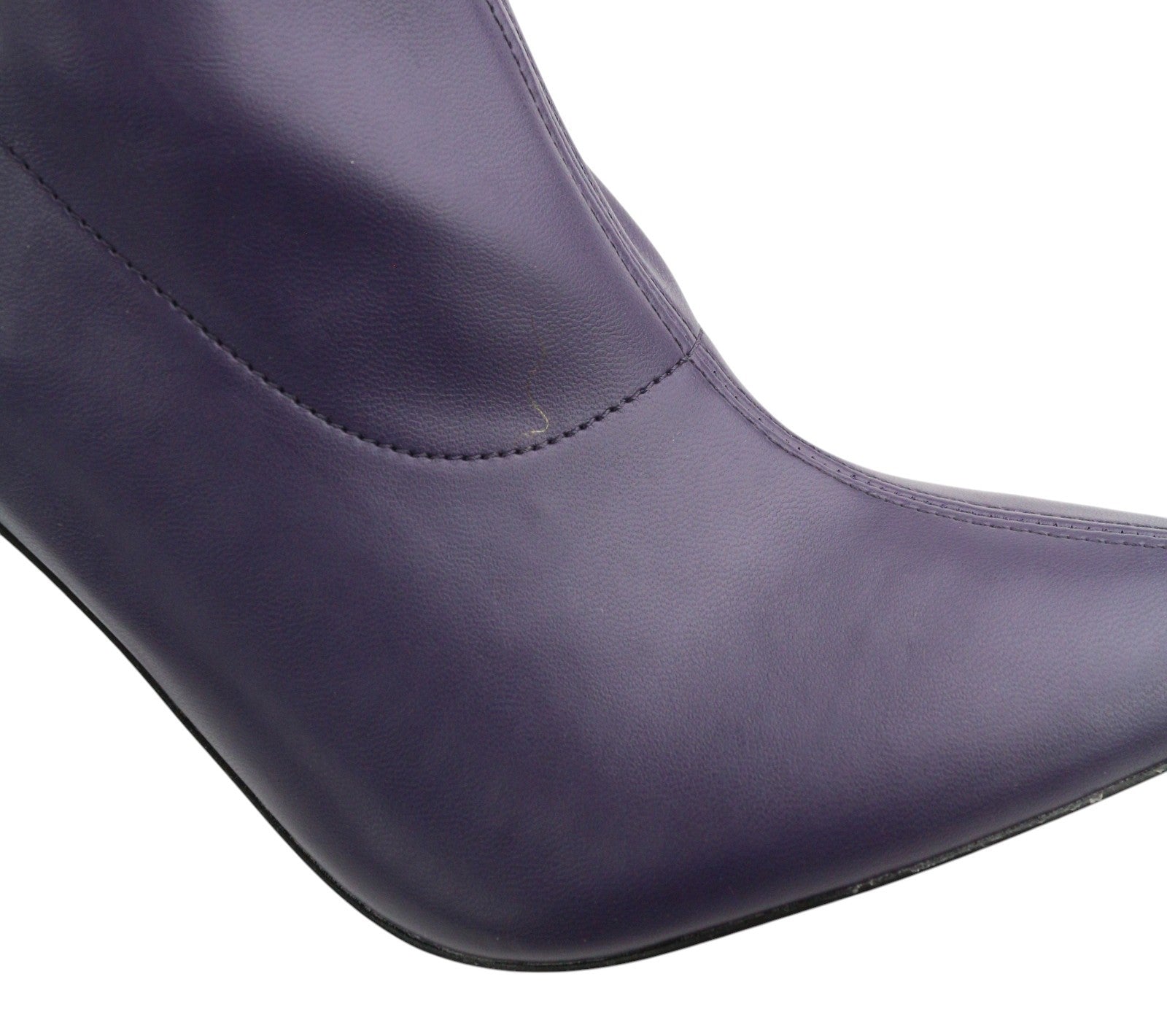 DIESEL D-Yucca AB Women Heels EU39 Purple Coated Kitted Heel Pointed Toe RRP€300