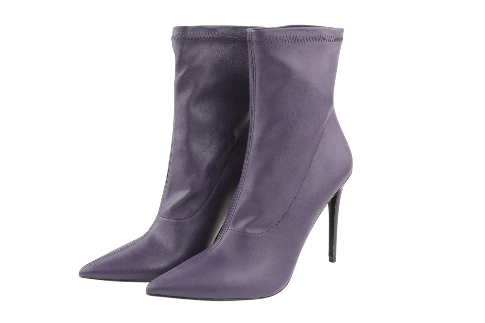 DIESEL D-Yucca AB Women Heels EU39 Purple Coated Kitted Heel Pointed Toe RRP€300