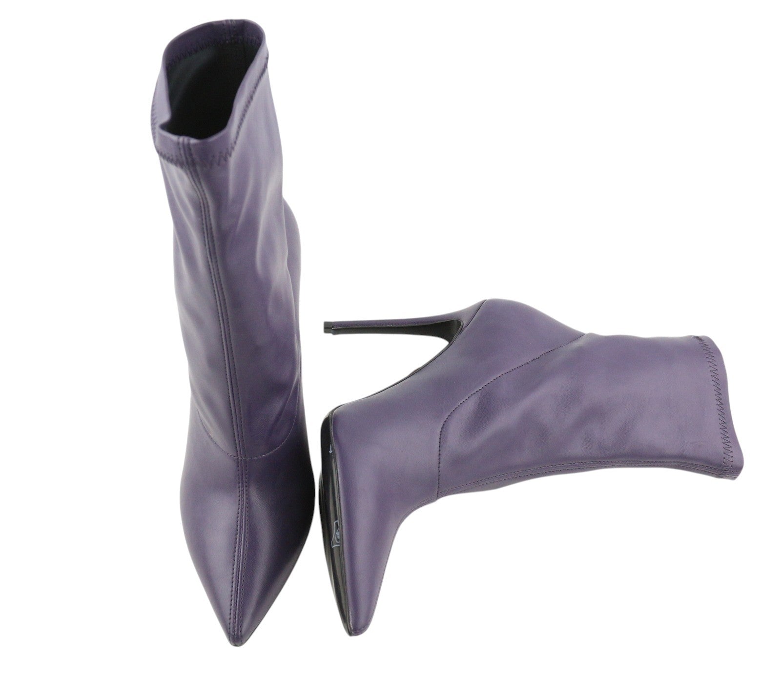 DIESEL D-Yucca AB Women Heels EU39 Purple Coated Kitted Heel Pointed Toe RRP€300