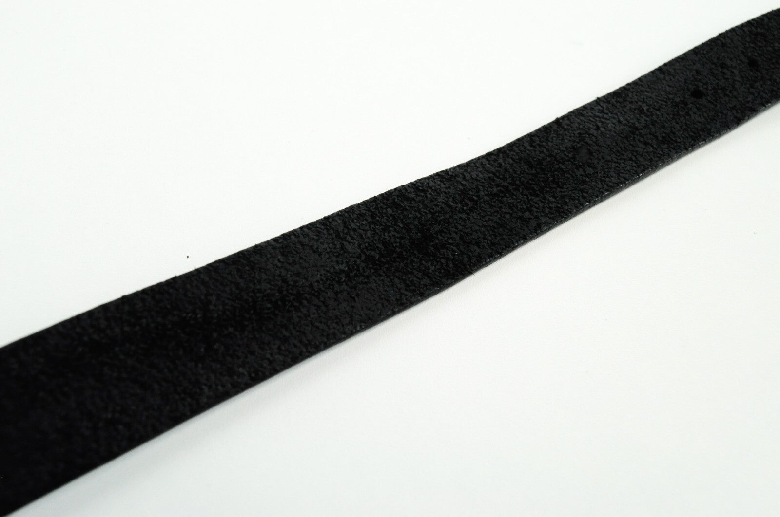 REPLAY Mens Belt 100 CM Black Leather Casual Metal Buckle Engraved Slim Design