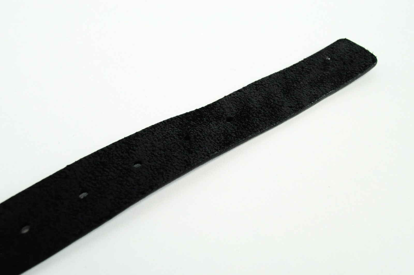 REPLAY Mens Belt 100 CM Black Leather Casual Metal Buckle Engraved Slim Design