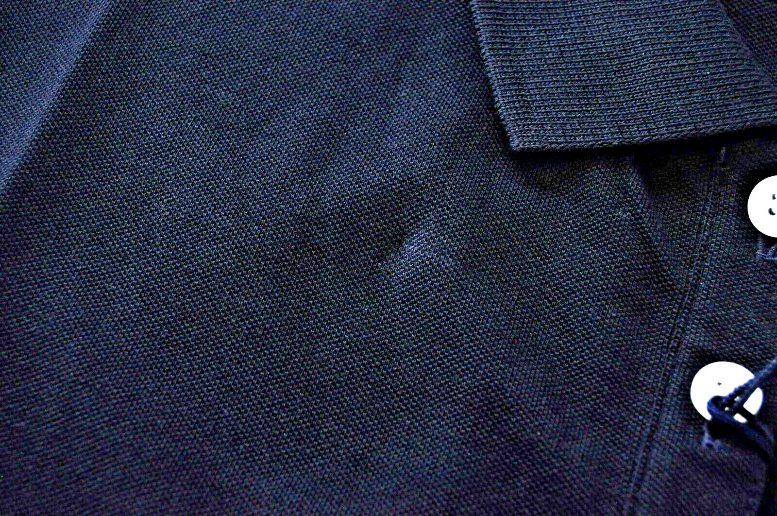 STATE OF ART Mens T-Shirt XL Navy Short Sleeve  Cotton  Polo Dress