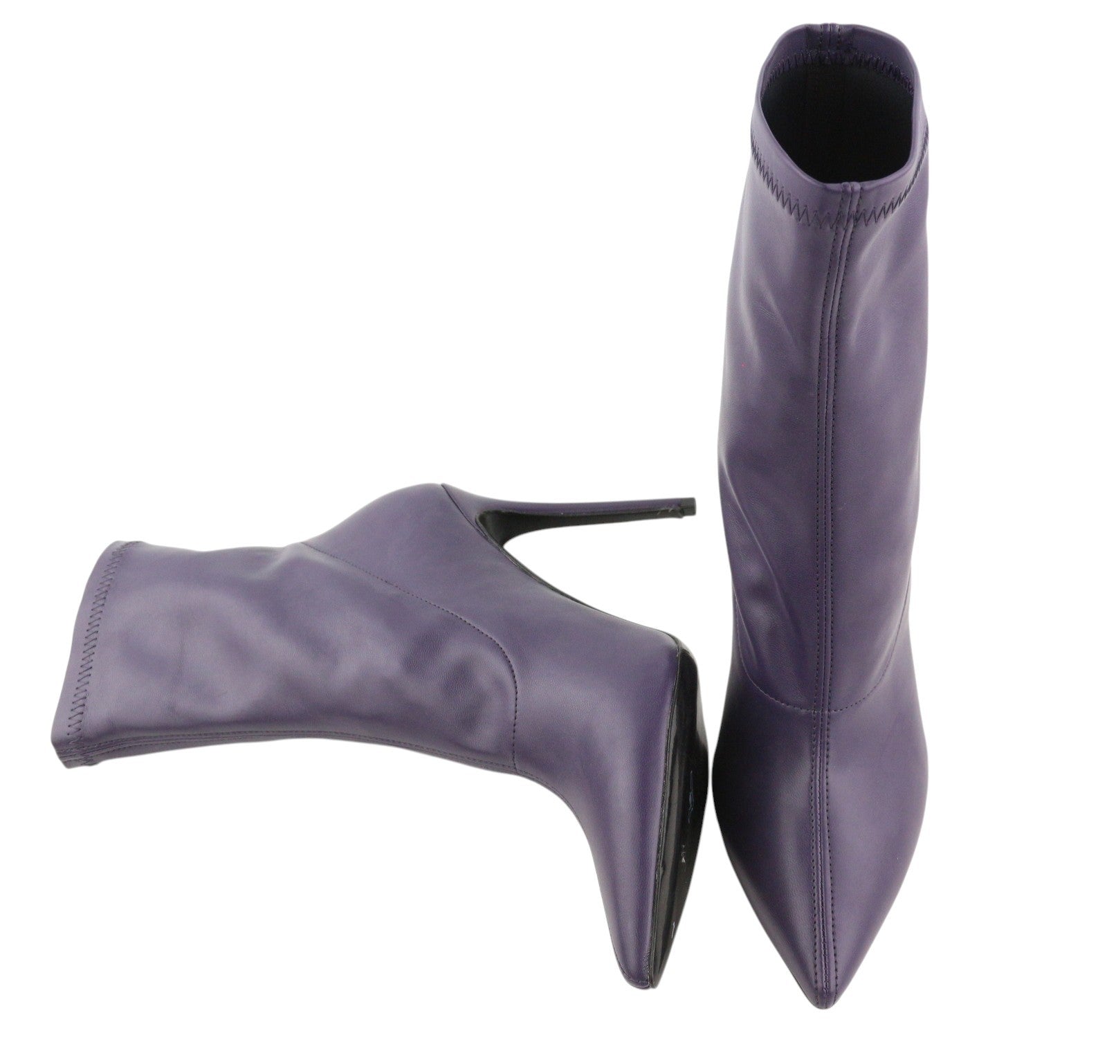 DIESEL D-Yucca AB Women Heels EU39 Purple Coated Kitted Heel Pointed Toe RRP€300