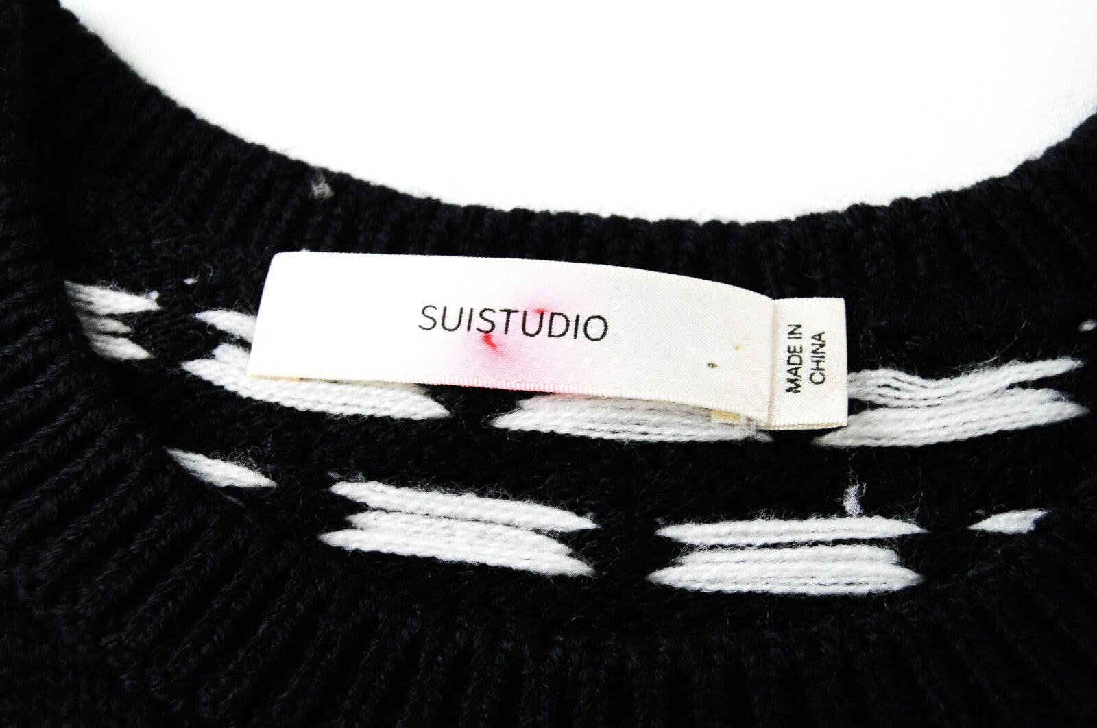 SUITSUPPLY SUISTUDIO Womens Sweatshirt M Navy Wool Blend Holiday Sweater Warm