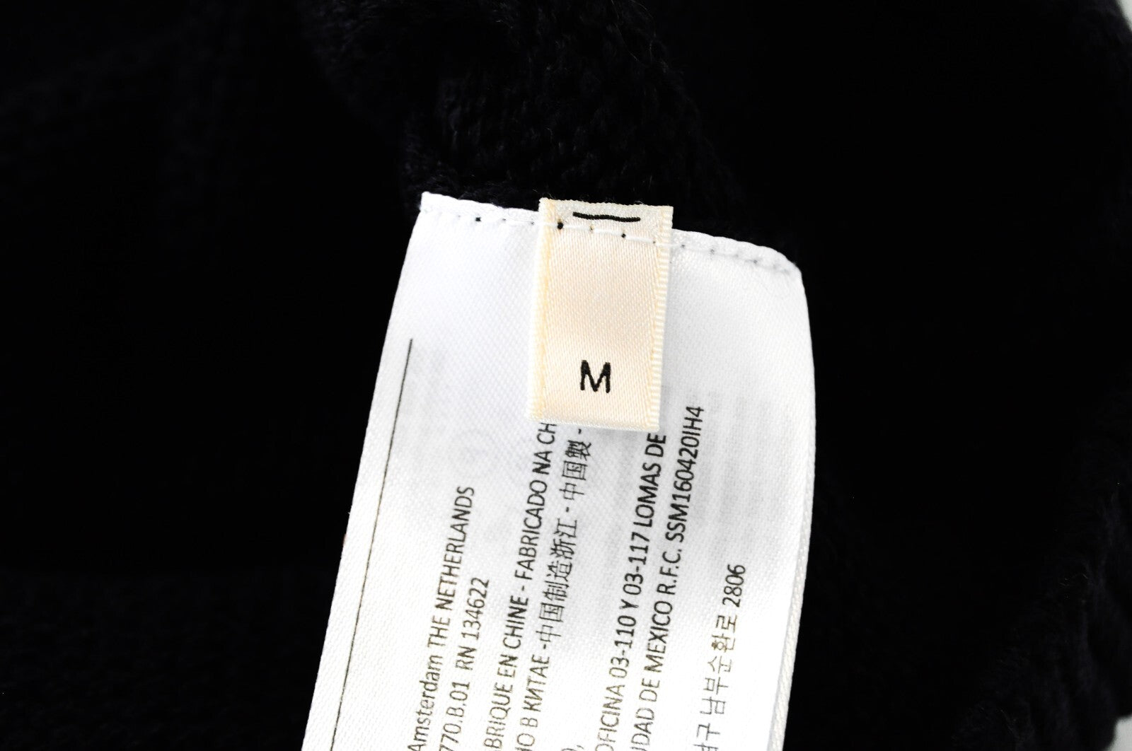 SUITSUPPLY SUISTUDIO Womens Sweatshirt M Navy Wool Blend Holiday Sweater Warm