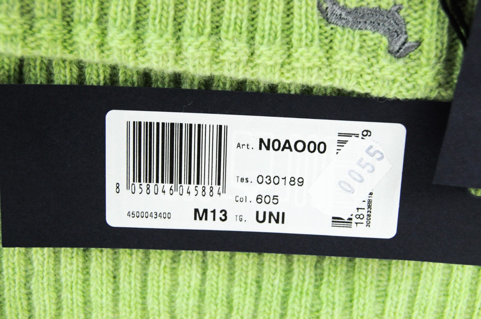 HARMONT & BLAINE Mens Hat OS Green Wool Knitted Beanie  Unisex Casual